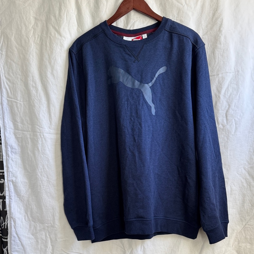Puma Deep Blue Crewneck Sweatshirt